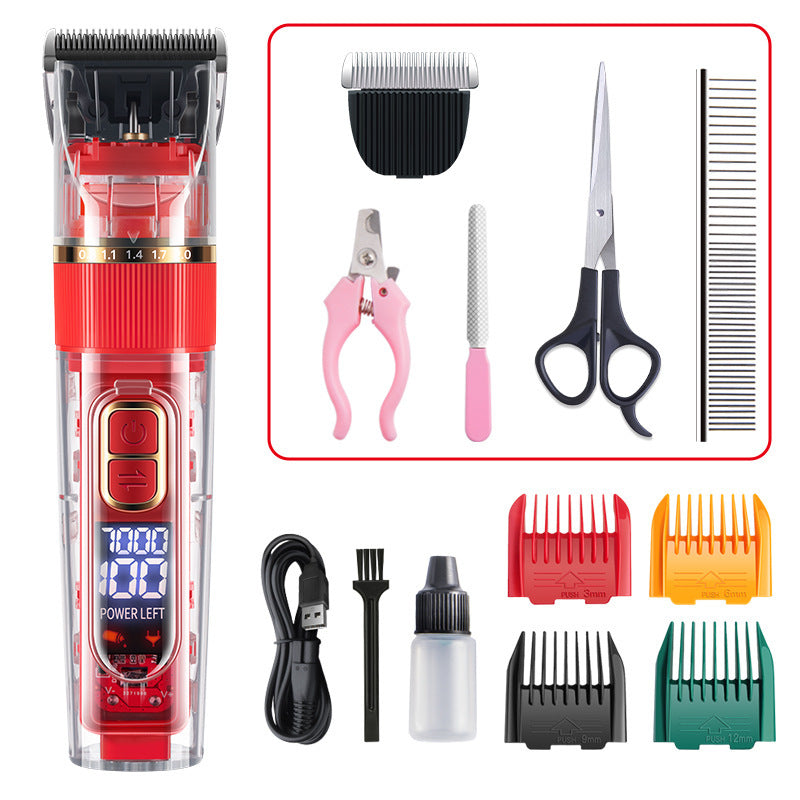 Pet Electric Hair Trimmer Cat Dog Rabbit Haircut Trimmer Shaver Set Waterproof