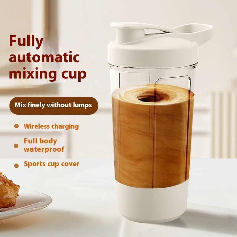 Electric Protein Powder Mixing Cup Automatic Shaker Mixer Shake Bottle Milk Coffee Blender Kettle Fro Gym 1200mAh 400ML 14oz